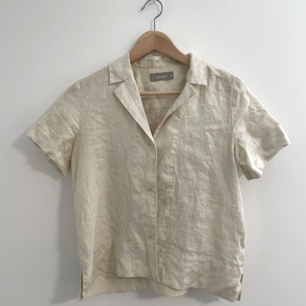 Everlane Linen Top